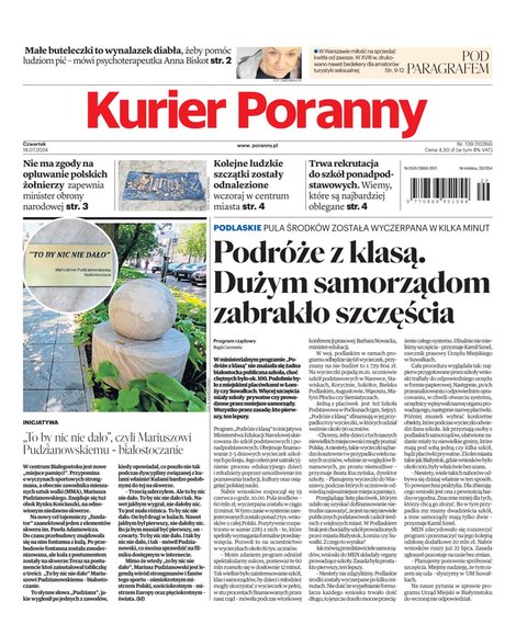 e-prasa: Kurier Poranny – e-wydanie – 139/2024
