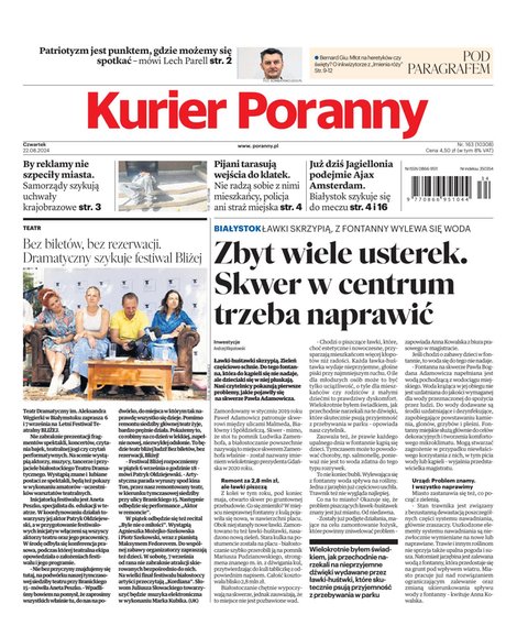 e-prasa: Kurier Poranny – e-wydanie – 163/2024