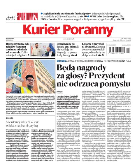 e-prasa: Kurier Poranny – e-wydanie – 165/2024