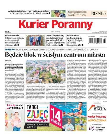 e-prasa: Kurier Poranny – e-wydanie – 176/2024