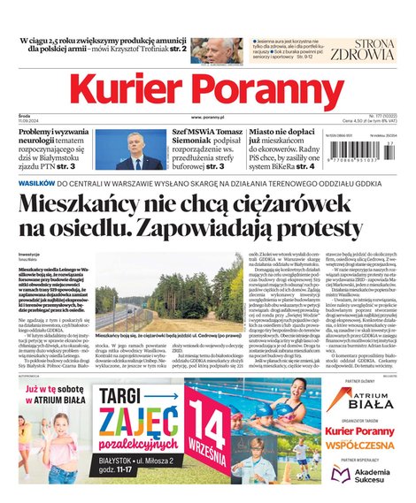 e-prasa: Kurier Poranny – e-wydanie – 177/2024
