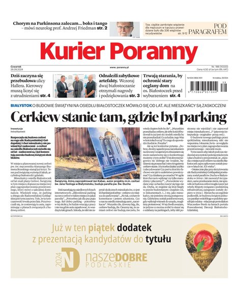 e-prasa: Kurier Poranny – e-wydanie – 188/2024