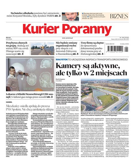 e-prasa: Kurier Poranny – e-wydanie – 196/2024