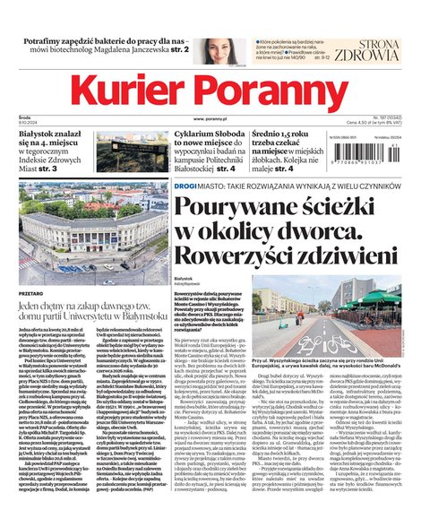 e-prasa: Kurier Poranny – e-wydanie – 197/2024