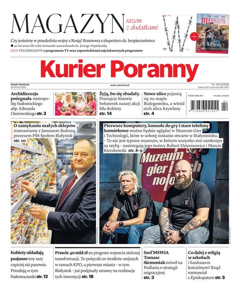 e-prasa: Kurier Poranny – e-wydanie – 204/2024
