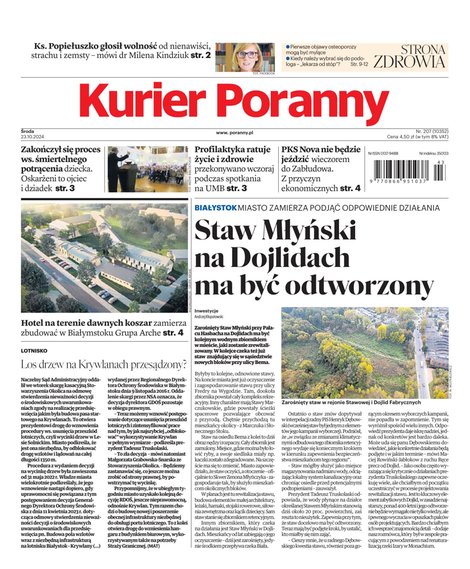 e-prasa: Kurier Poranny – e-wydanie – 207/2024