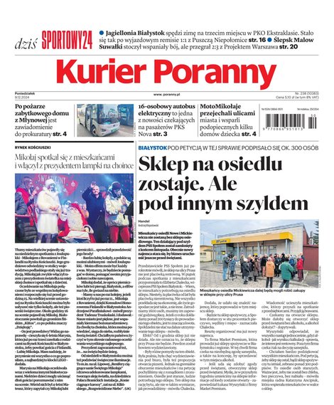 e-prasa: Kurier Poranny – e-wydanie – 238/2024