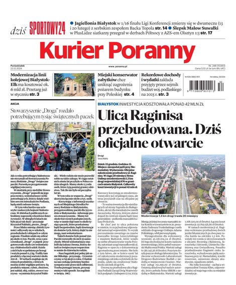 e-prasa: Kurier Poranny – e-wydanie – 248/2024