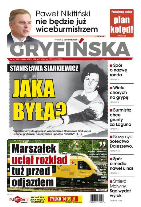 e-prasa: Gazeta Gryfińska – e-wydawnia – 1/2024