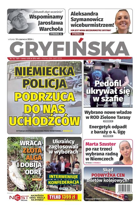 e-prasa: Gazeta Gryfińska – e-wydawnia – 14/2024