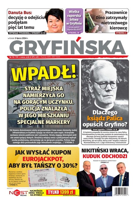 e-prasa: Gazeta Gryfińska – e-wydawnia – 15/2024