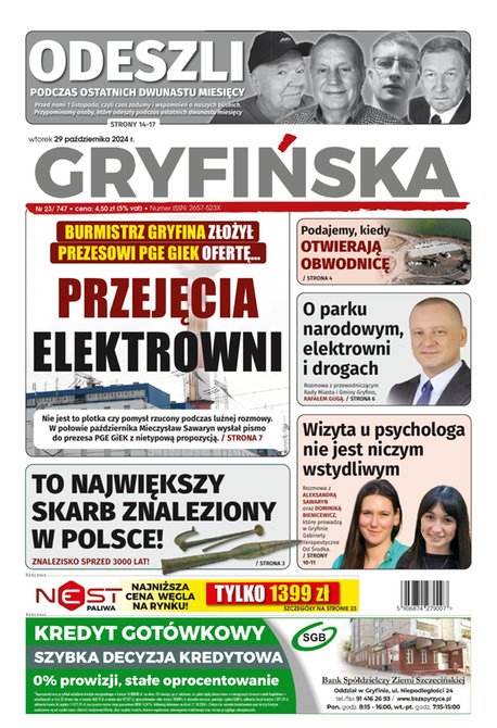e-prasa: Gazeta Gryfińska – e-wydawnia – 23/2024