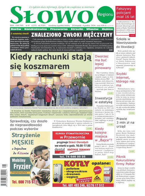 e-prasa: Słowo Regionu Strzelińskiego – e-wydawnia – 45/2024
