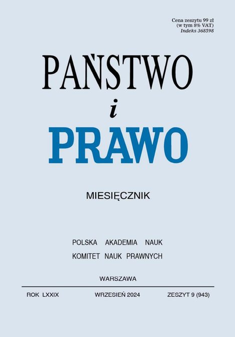 e-prasa: Państwo i Prawo – e-wydanie – 9/2024