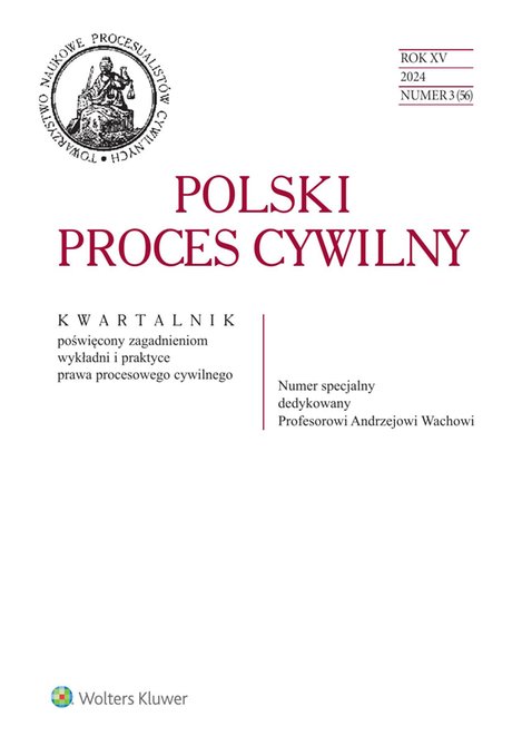 e-prasa: Polski Proces Cywilny – e-wydanie – 3/2024