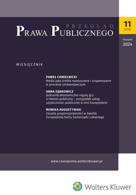 e-prasa: Przegląd Prawa Publicznego – e-wydanie – 11/2024