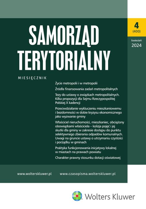 e-prasa: Samorząd Terytorialny – e-wydanie – 4/2024