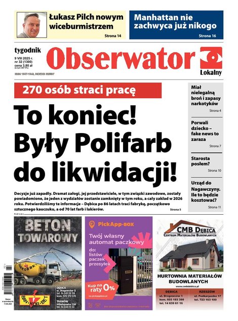 e-prasa: Obserwator Lokalny – e-wydania – 32/2025