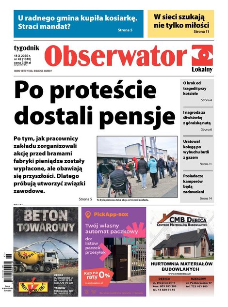 e-prasa: Obserwator Lokalny – e-wydania – 42/2025