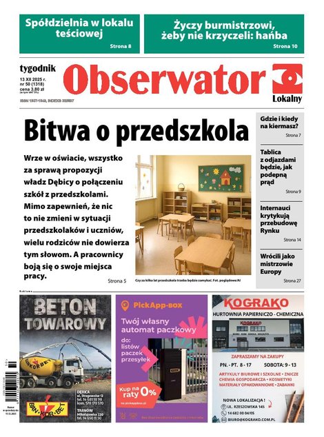 e-prasa: Obserwator Lokalny – e-wydania – 50/2025
