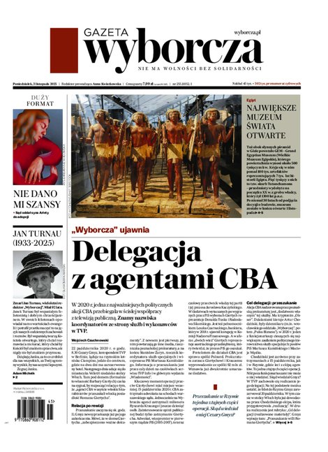 e-prasa: Gazeta Wyborcza - Toruń – e-wydanie – 255/2025