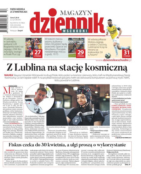 e-prasa: Dziennik Wschodni – e-wydanie – 33/2025