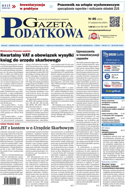 e-prasa: Gazeta Podatkowa – e-wydanie – 86/2025