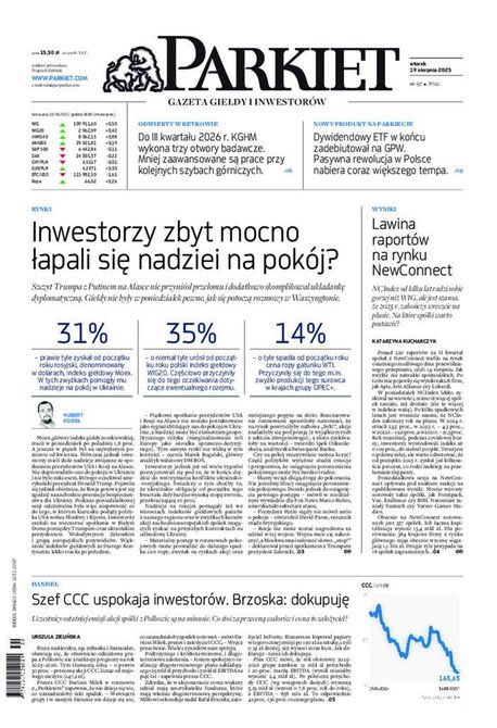 e-prasa: Parkiet – e-wydanie – 157/2025