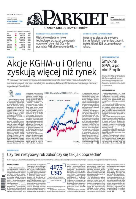 e-prasa: Parkiet – e-wydanie – 203/2025