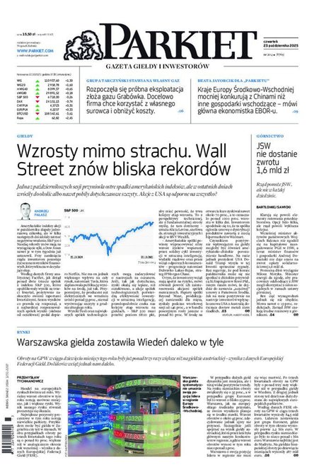 e-prasa: Parkiet – e-wydanie – 204/2025