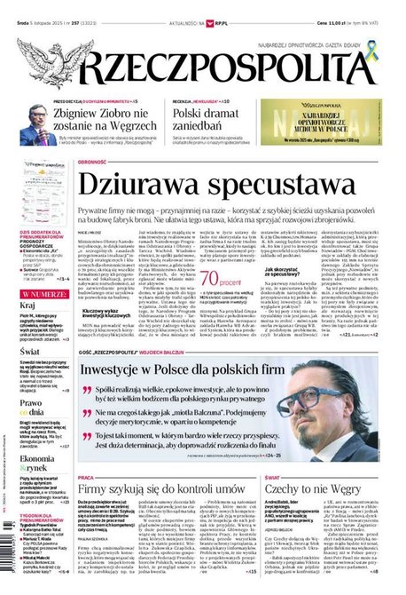 e-prasa: Rzeczpospolita – e-wydanie – 257/2025