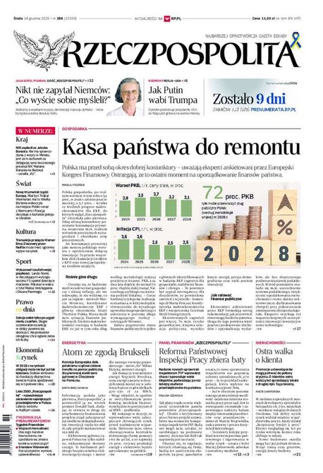 e-prasa: Rzeczpospolita – e-wydanie – 286/2025