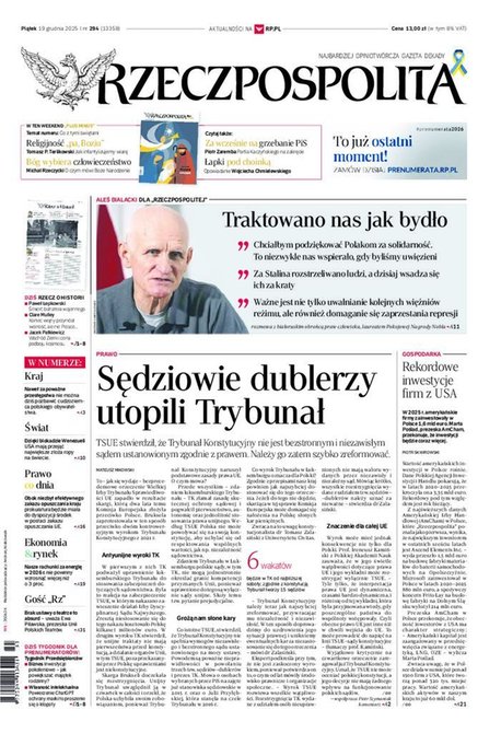 e-prasa: Rzeczpospolita – e-wydanie – 294/2025