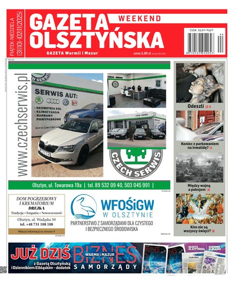 e-prasa: Gazeta Olsztyńska – e-wydania – 212/2025