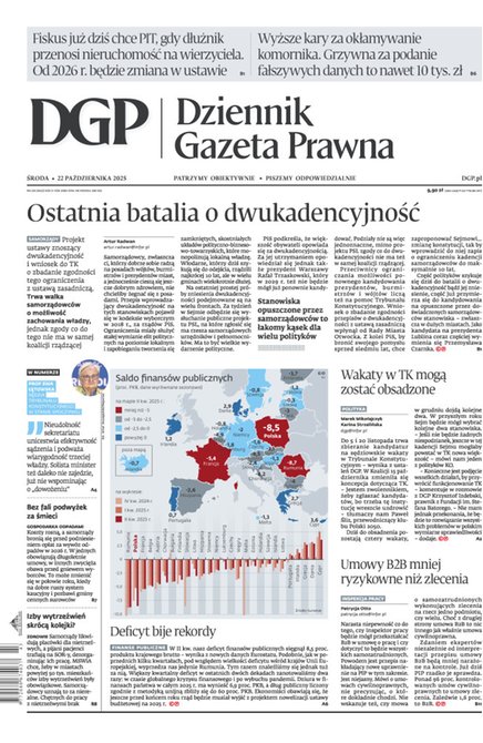 e-prasa: Dziennik Gazeta Prawna – e-wydanie – 205/2025