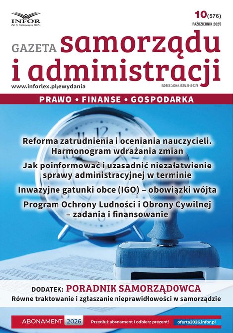 e-prasa: Gazeta Samorządu i Administracji – e-wydanie – 10/2025