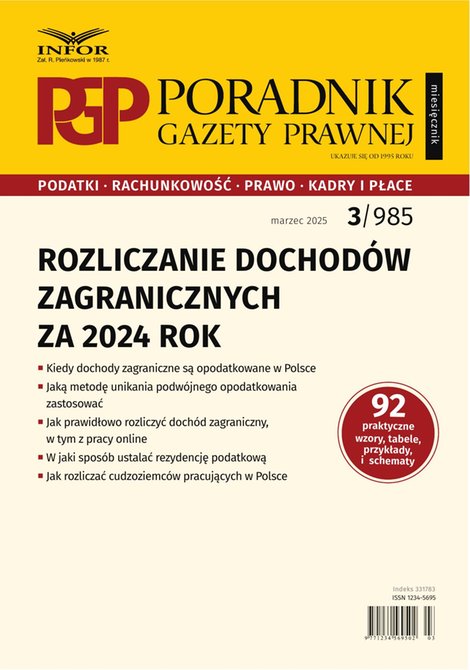 e-prasa: Poradnik Gazety Prawnej – e-wydanie – 3/2025