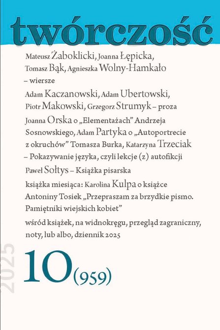 e-prasa: Twórczość – e-wydanie – 10/2025
