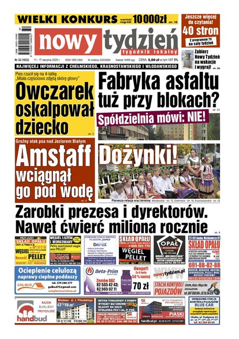 e-prasa: Nowy Tydzień. Tygodnik Lokalny – e-wydanie – 32/2025