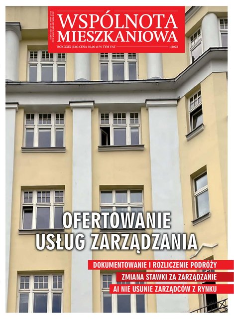 e-prasa: Wspólnota Mieszkaniowa – e-wydania – 1/2025
