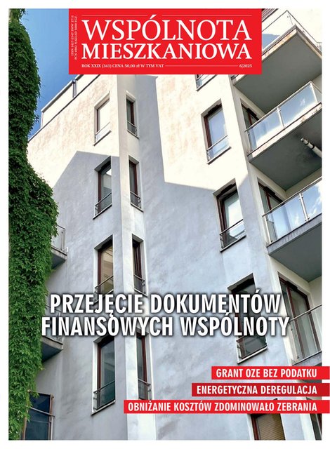 e-prasa: Wspólnota Mieszkaniowa – e-wydania – 6/2025