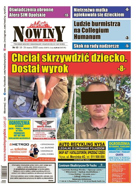 e-prasa: Nowiny Nyskie – e-wydania – 12/2025