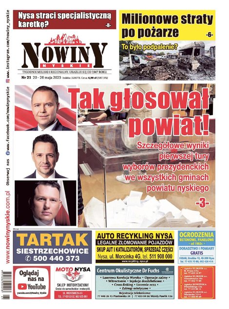 e-prasa: Nowiny Nyskie – e-wydania – 21/2025