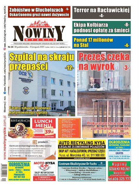 e-prasa: Nowiny Nyskie – e-wydania – 44/2025