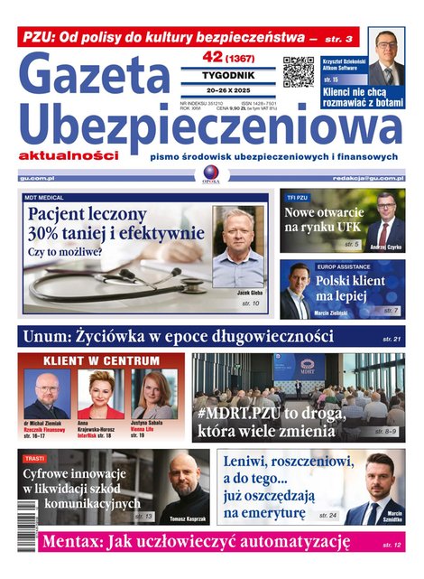 e-prasa: Gazeta Ubezpieczeniowa – e-wydanie – 42/2025