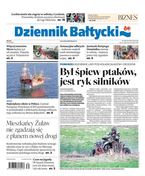 e-prasa: Dziennik Bałtycki – e-wydanie – 168/2025