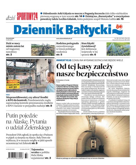 e-prasa: Dziennik Bałtycki – e-wydanie – 185/2025