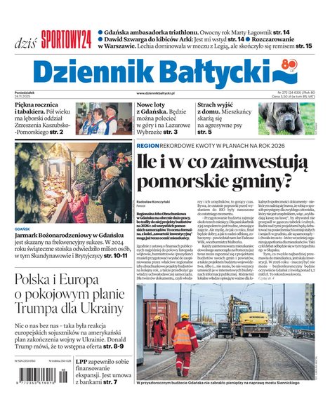 e-prasa: Dziennik Bałtycki – e-wydanie – 272/2025