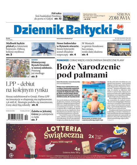e-prasa: Dziennik Bałtycki – e-wydanie – 292/2025