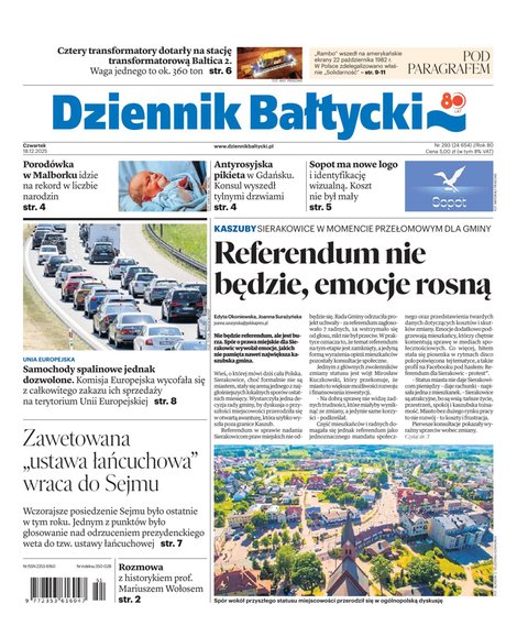 e-prasa: Dziennik Bałtycki – e-wydanie – 293/2025
